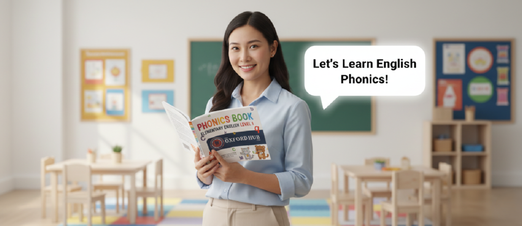 sách đánh vần tiếng anh tiểu học tập 1