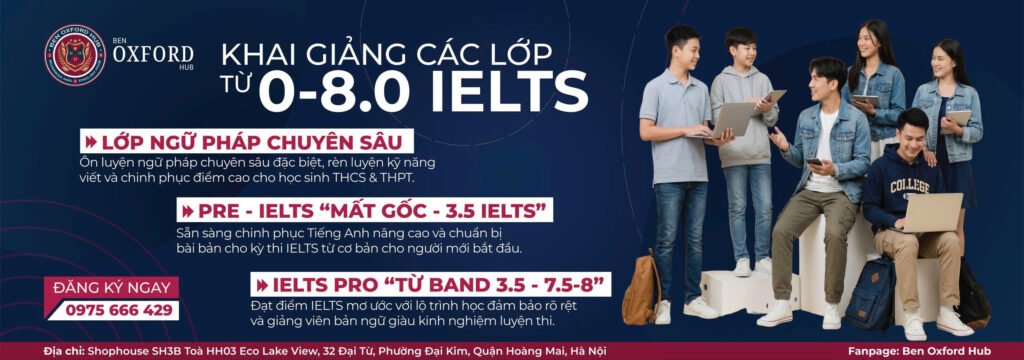 lộ trình tăng band điểm ielts