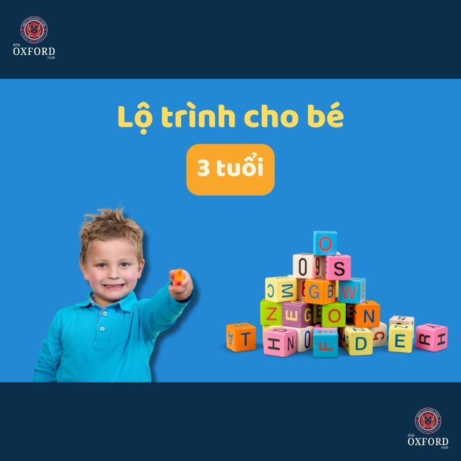 lộ trình cho bé 3 tuổi học tiếng anh